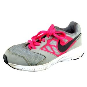 Nike Downshifter 6 Toddler Girls Sz 13 Medium‎ Gray Running Fabric 685167